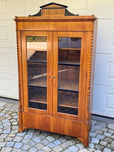 Biedermeier vitrinenschrank - biedermeier,