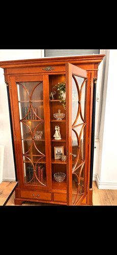 Antik vitrine holz - antik, holz/glas,