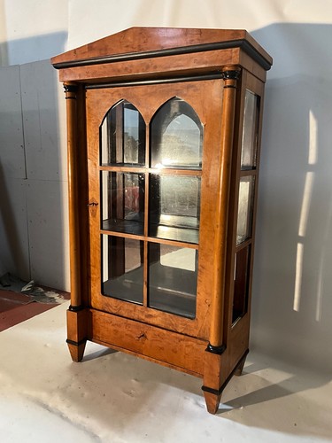 Biedermeiervitrine birke - biedermeiervitrine, in
