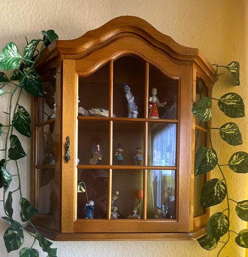 Wandvitrine landhaus holz glas - landhaus, holz/glas