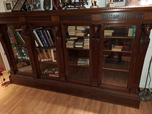 Antiker bücherschrank 1900 - bücherschrank, ca.1900