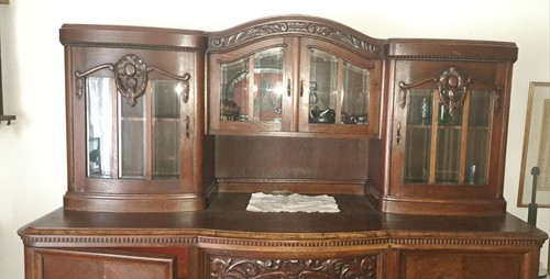 Antiker holz buffetschrank 0 - antiker, holz-buffetschrank