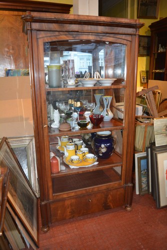 Vitrine 1850 mahagoni - ,